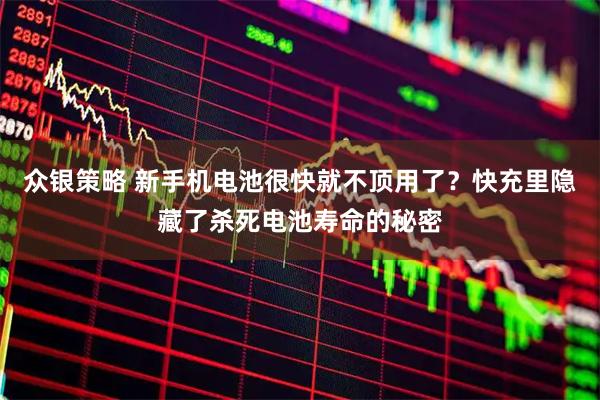 众银策略 新手机电池很快就不顶用了？快充里隐藏了杀死电池寿命的秘密